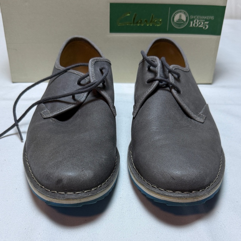 Clarks Men's Maxim Flow Oxford,Grey,11 M US